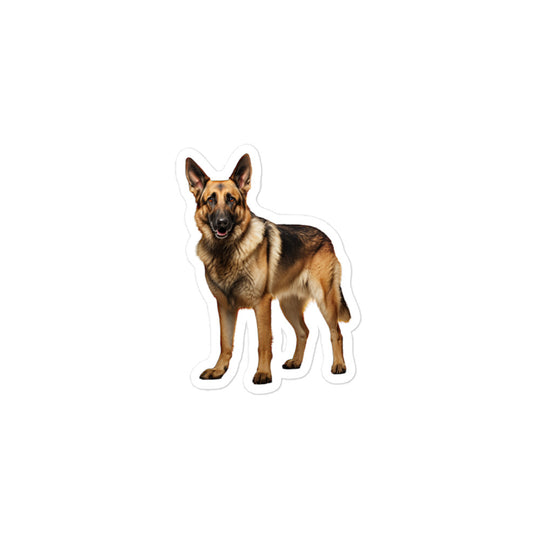 German Shepherd Sticker - Stickerfy.ai