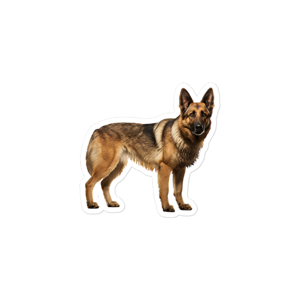 German Shepherd Sticker - Stickerfy.ai