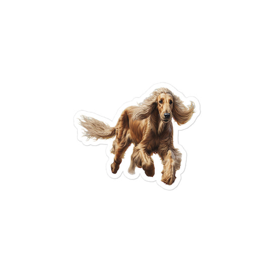 Afghan Hound Sticker - Stickerfy.ai