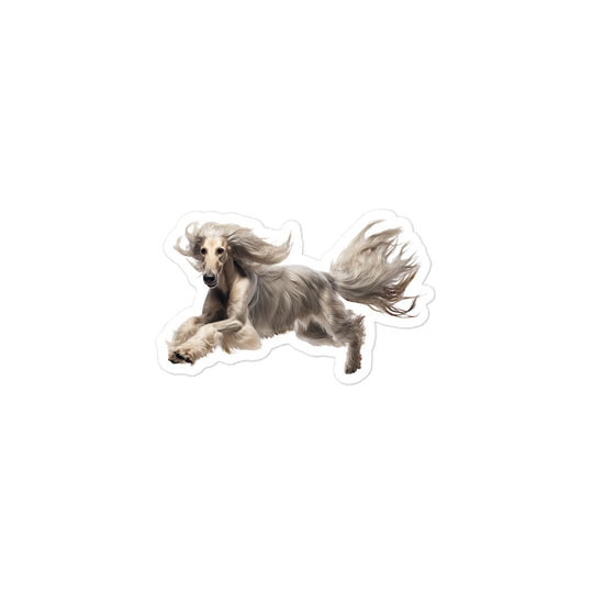 Afghan Hound Sticker - Stickerfy.ai