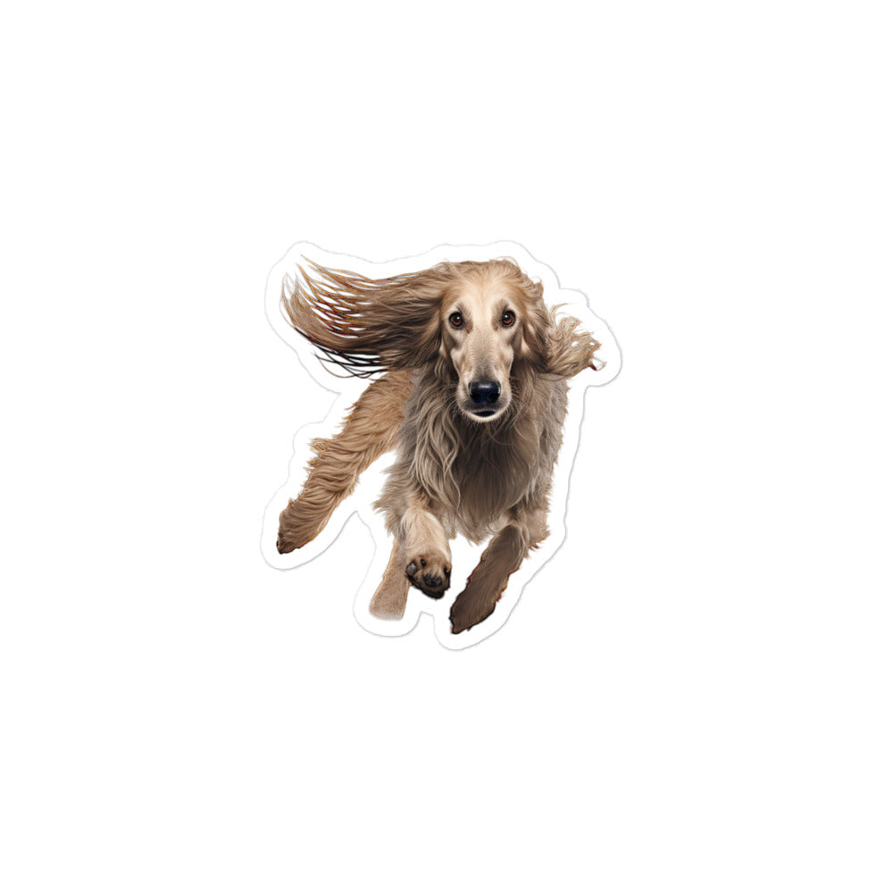 Afghan Hound Sticker - Stickerfy.ai