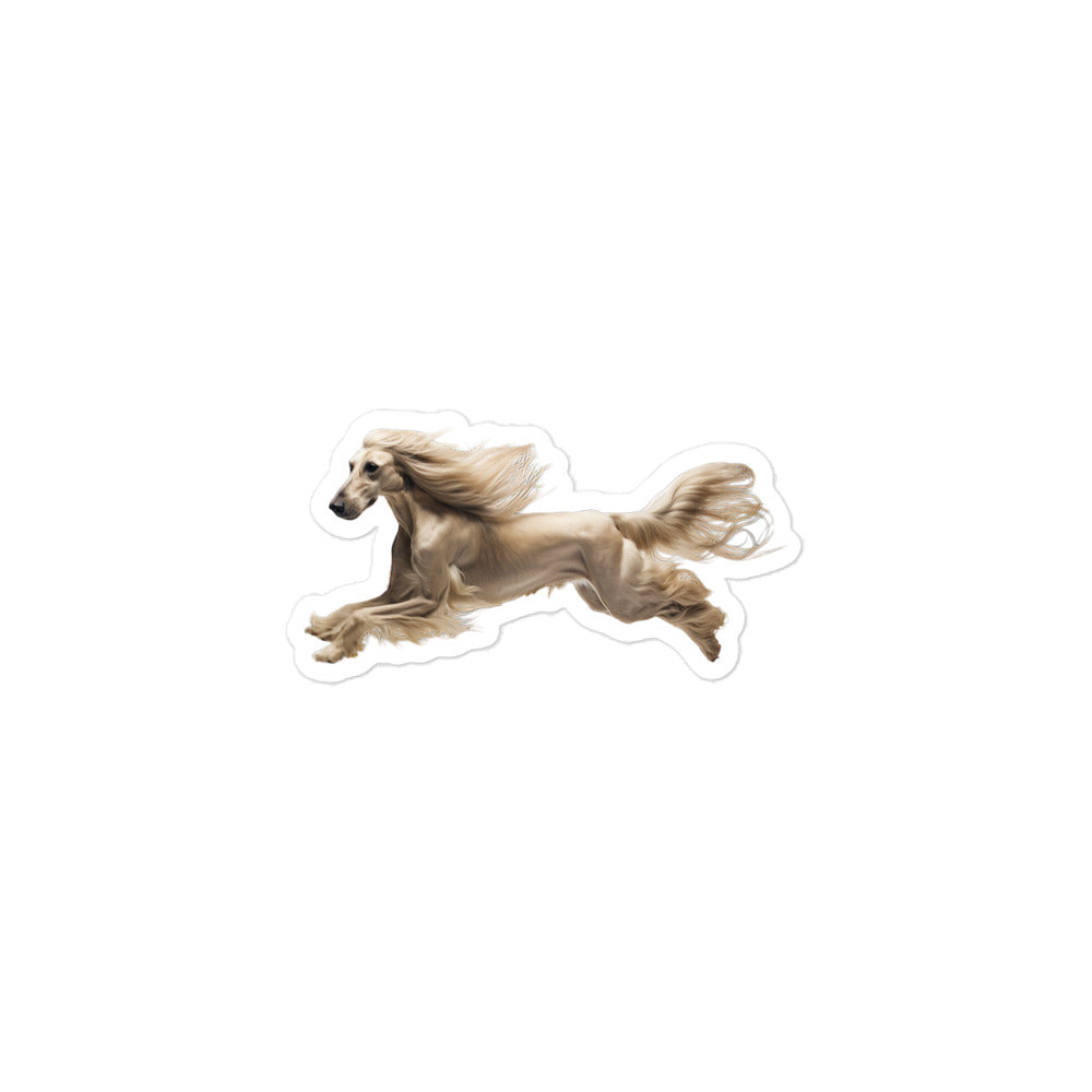Afghan Hound Sticker - Stickerfy.ai