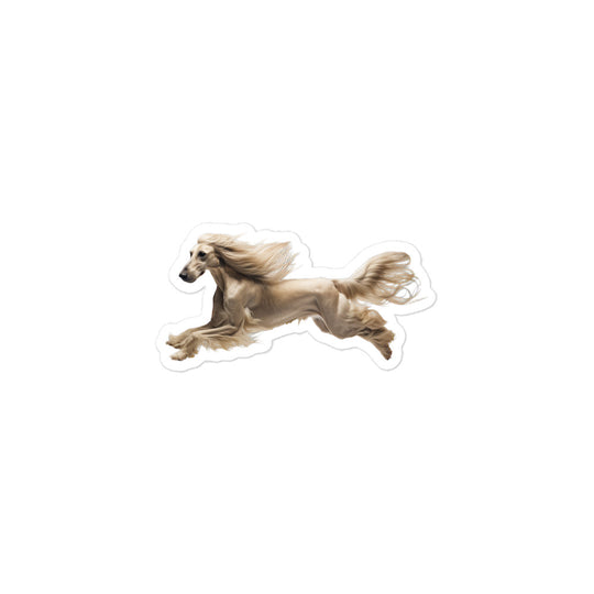 Afghan Hound Sticker - Stickerfy.ai