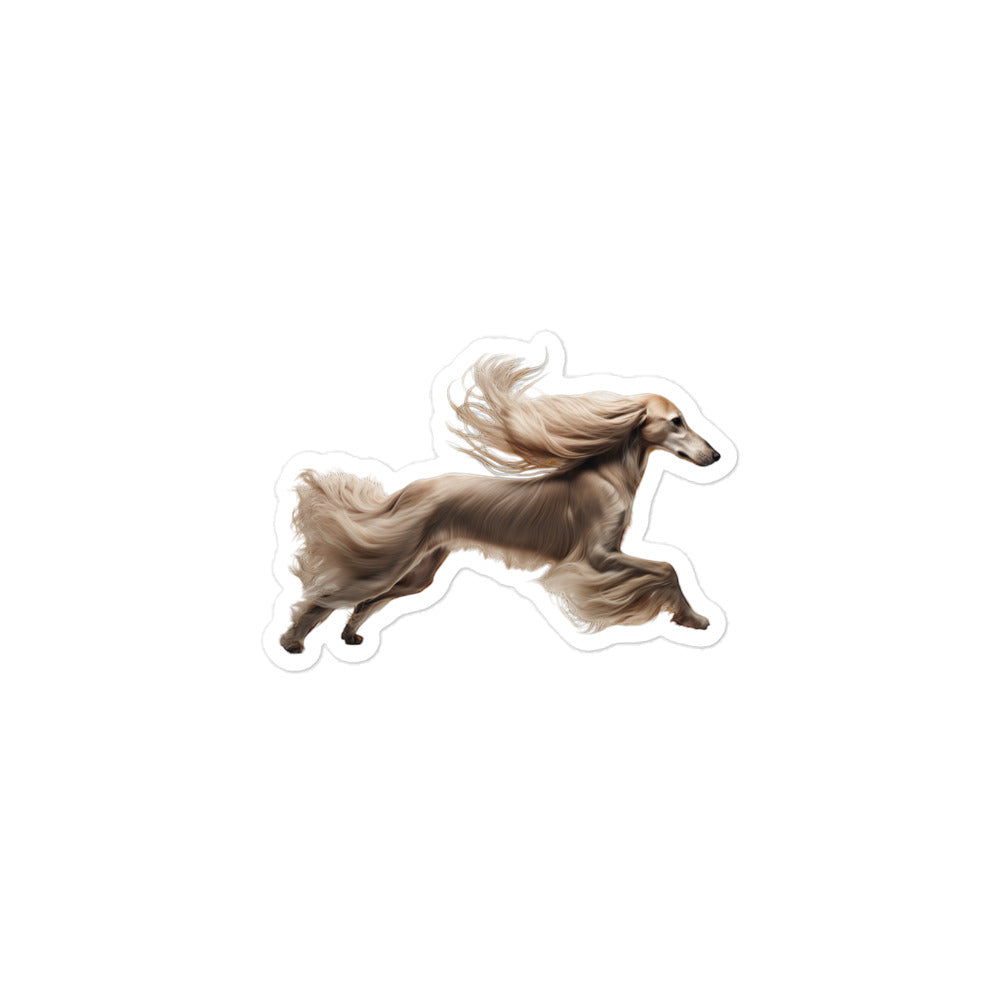 Afghan Hound Sticker - Stickerfy.ai