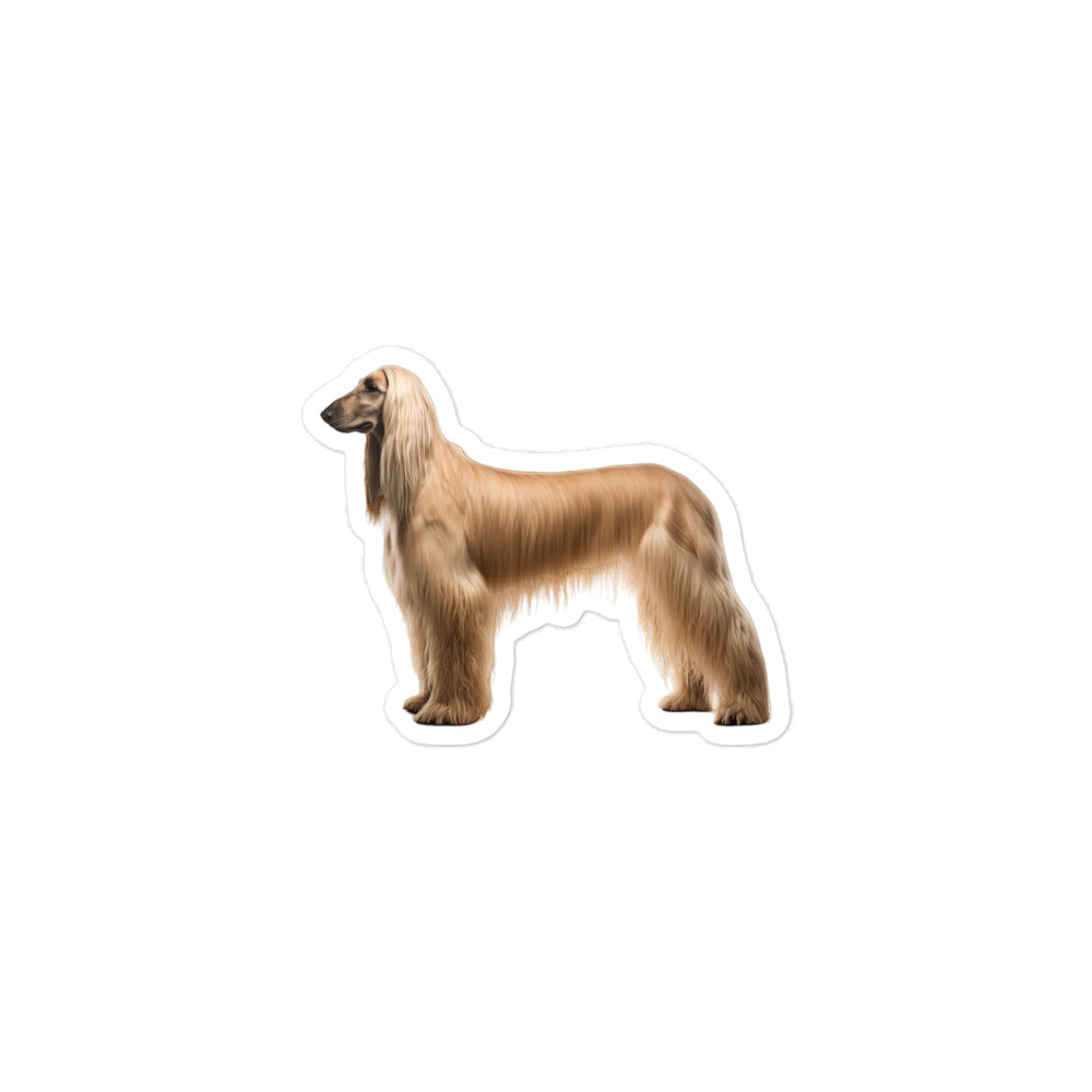 Afghan Hound Sticker - Stickerfy.ai