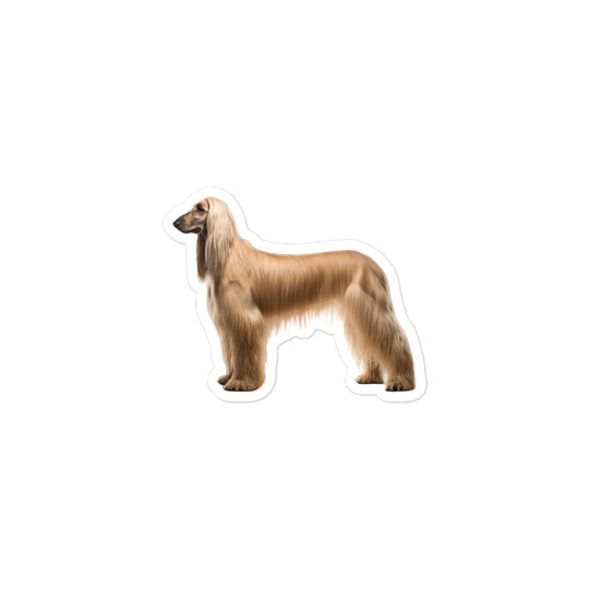 Afghan Hound Sticker - Stickerfy.ai