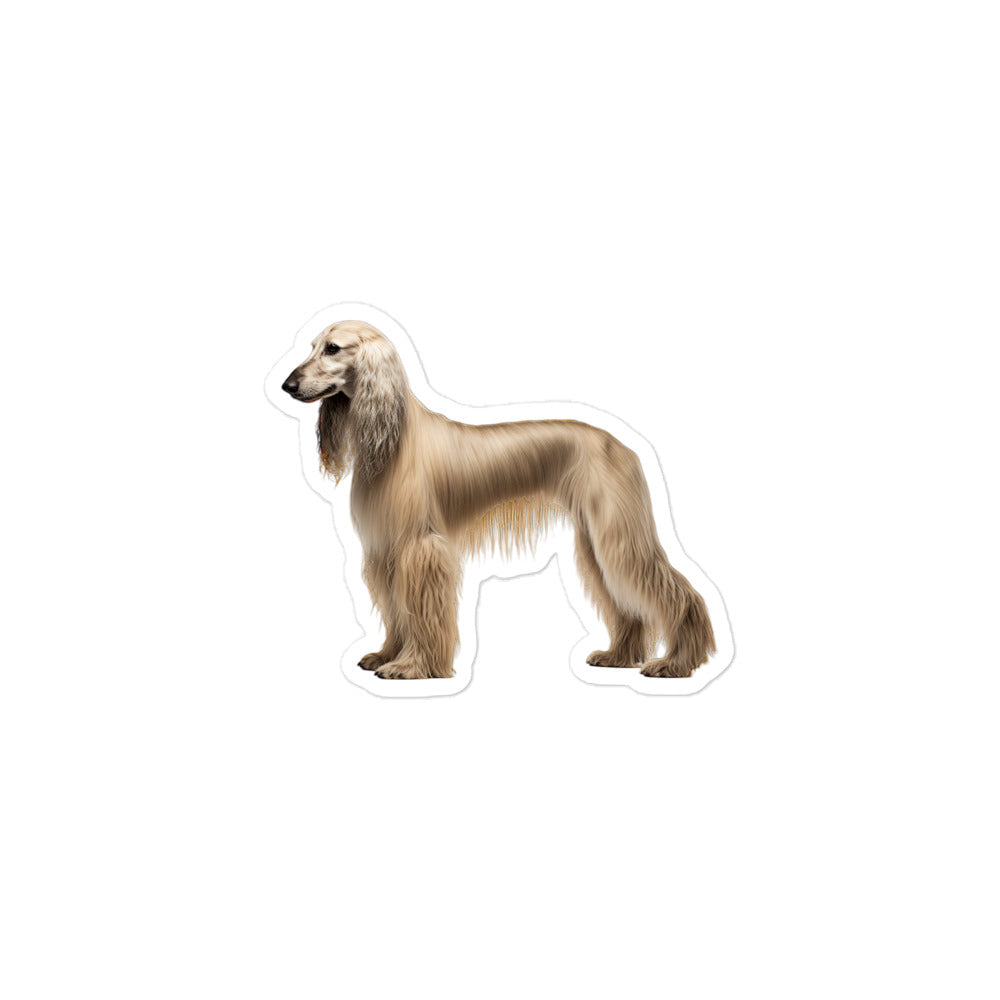 Afghan Hound Sticker - Stickerfy.ai