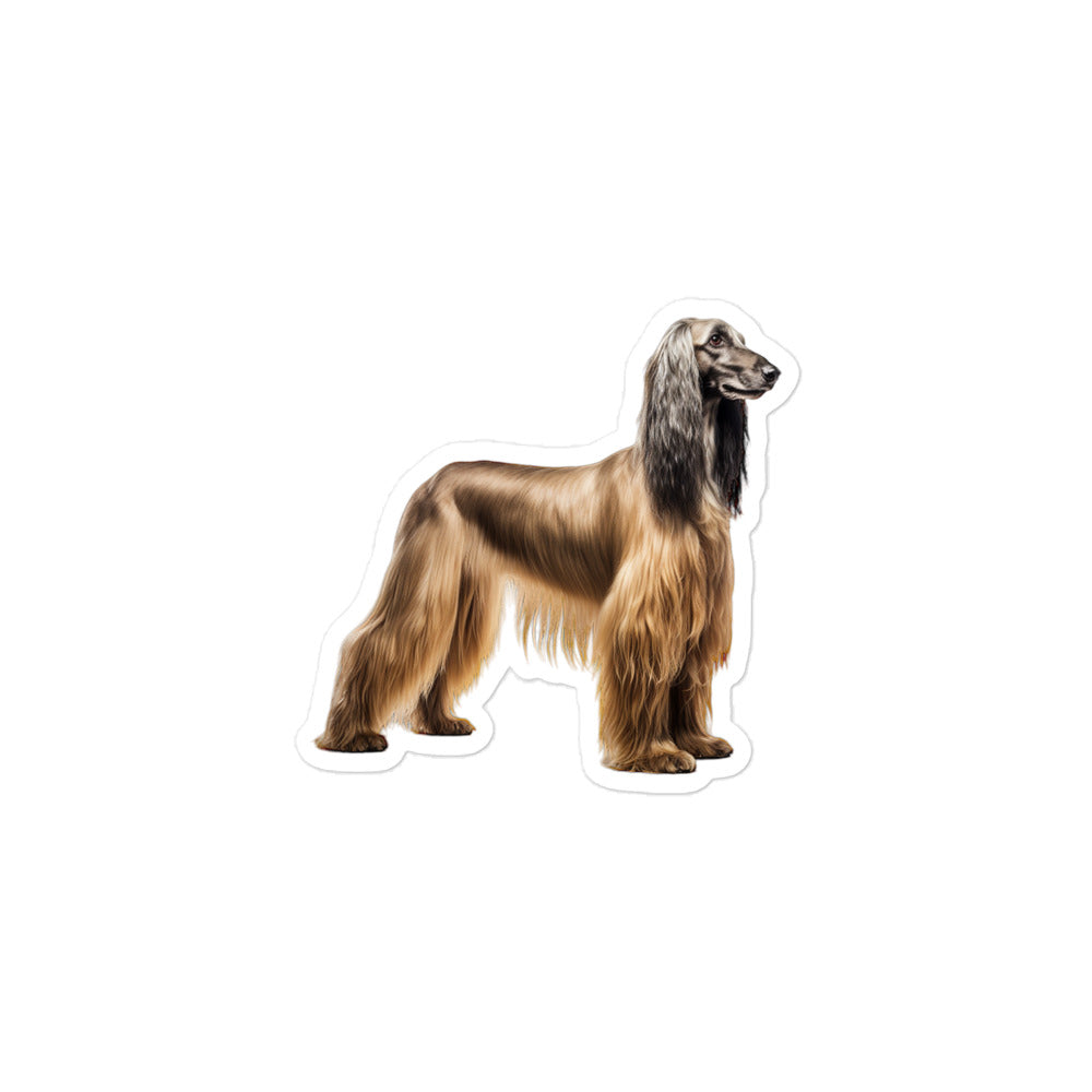 Afghan Hound Sticker - Stickerfy.ai