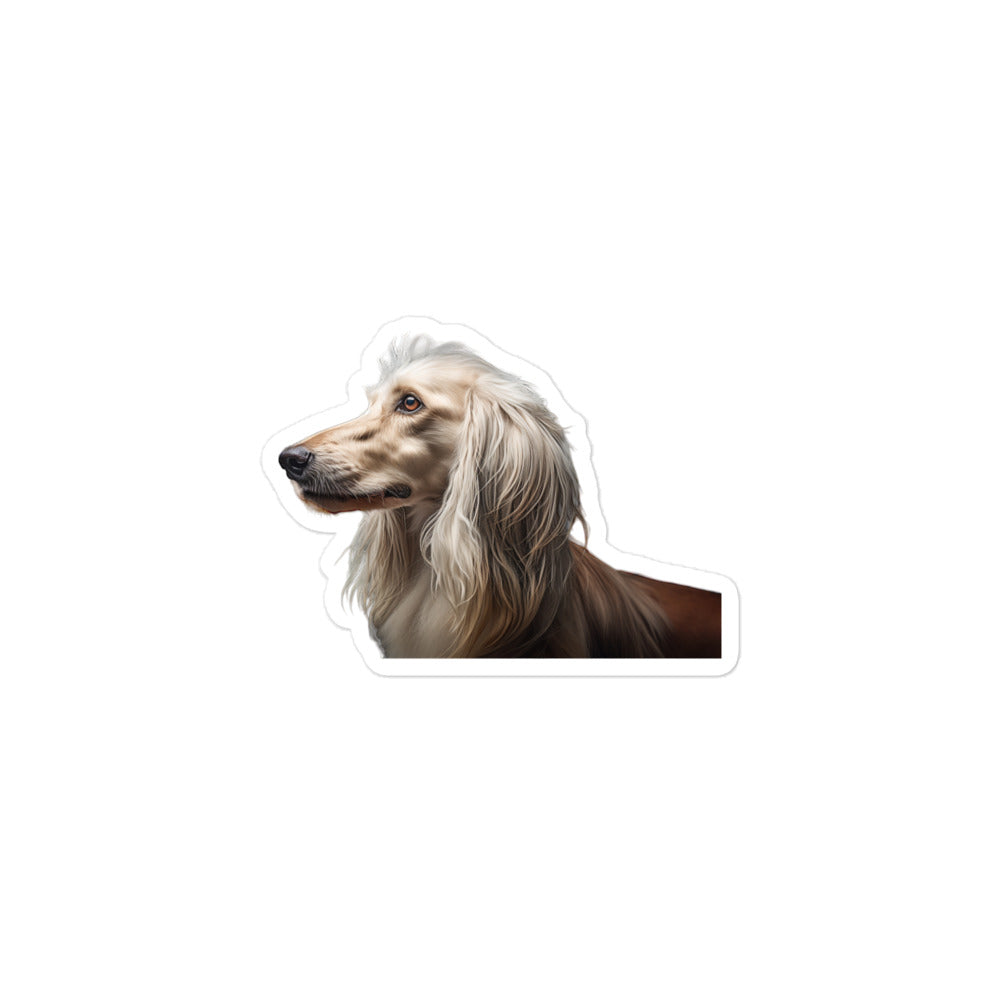 Afghan Hound Sticker - Stickerfy.ai