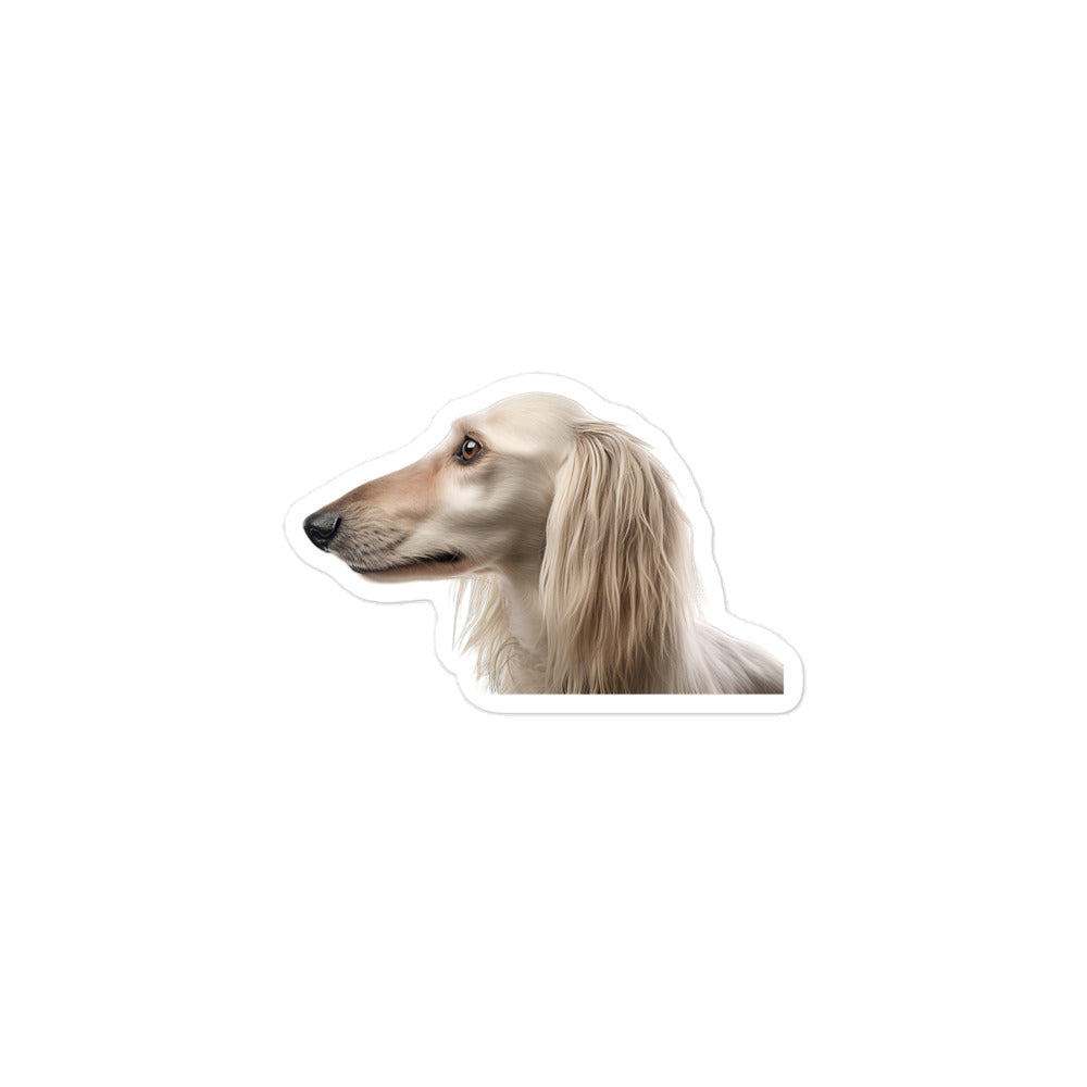 Afghan Hound Sticker - Stickerfy.ai