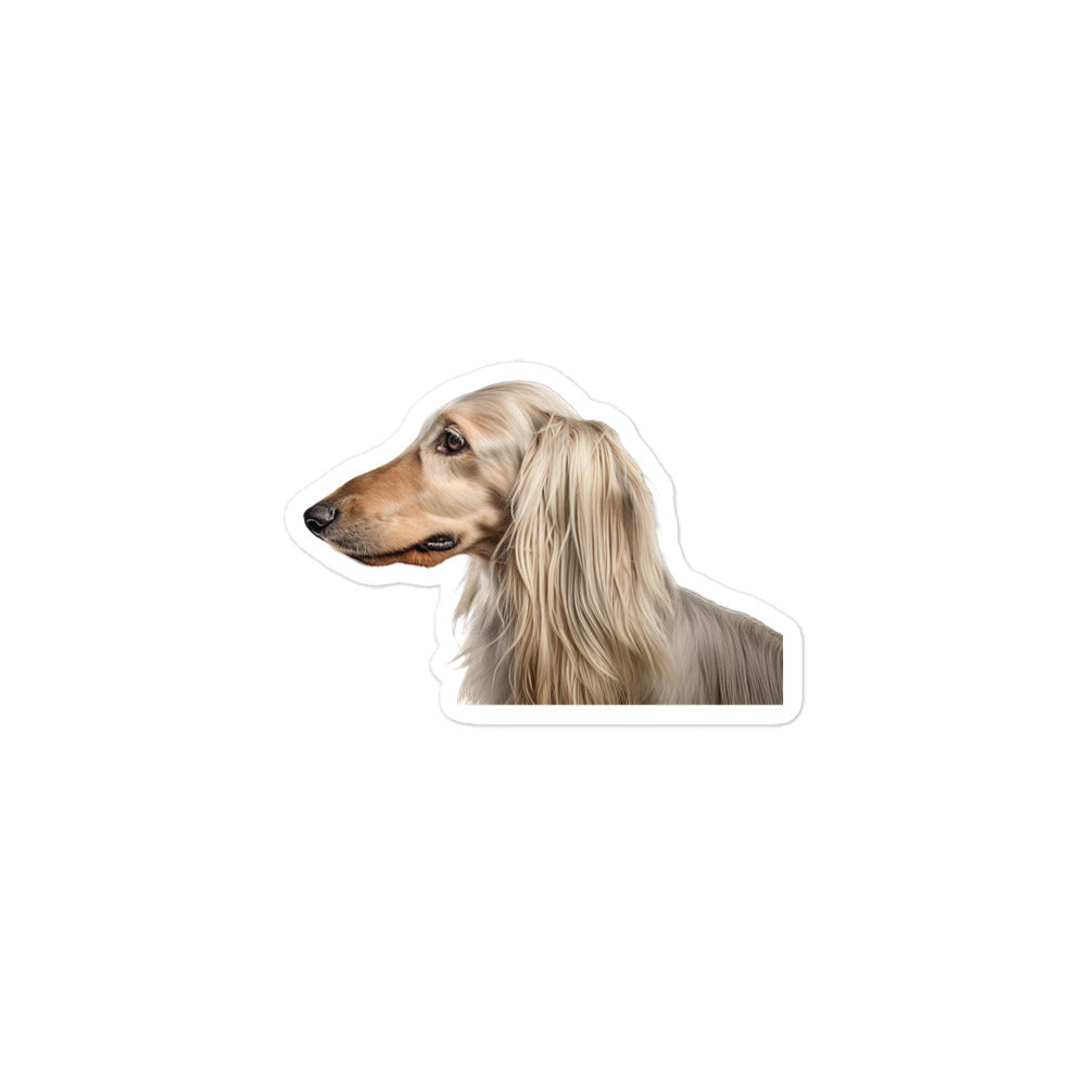 Afghan Hound Sticker - Stickerfy.ai