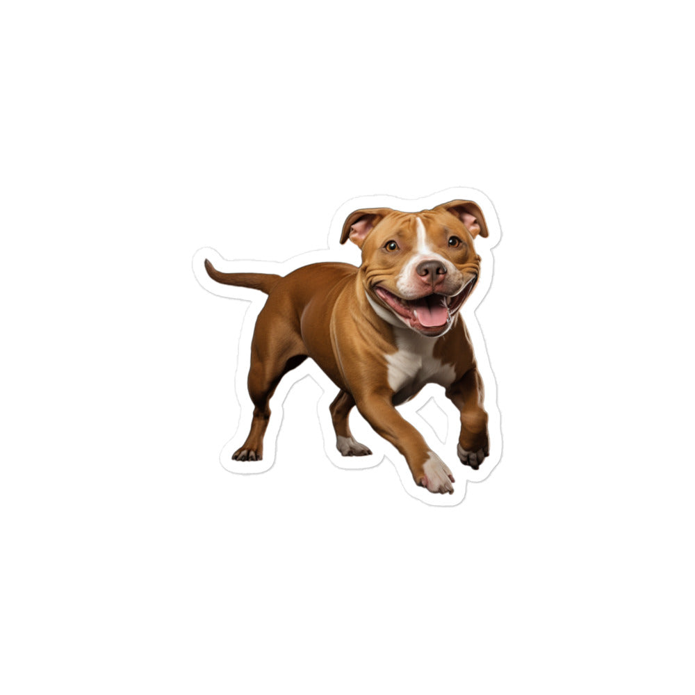 American Staffordshire Terrier Sticker - Stickerfy.ai