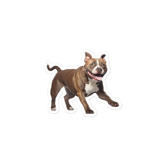 American Staffordshire Terrier Sticker - Stickerfy.ai