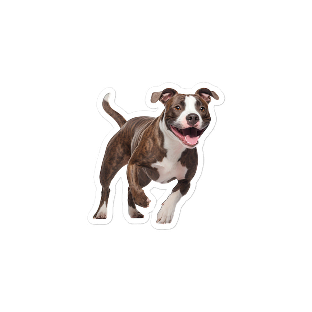 American Staffordshire Terrier Sticker - Stickerfy.ai