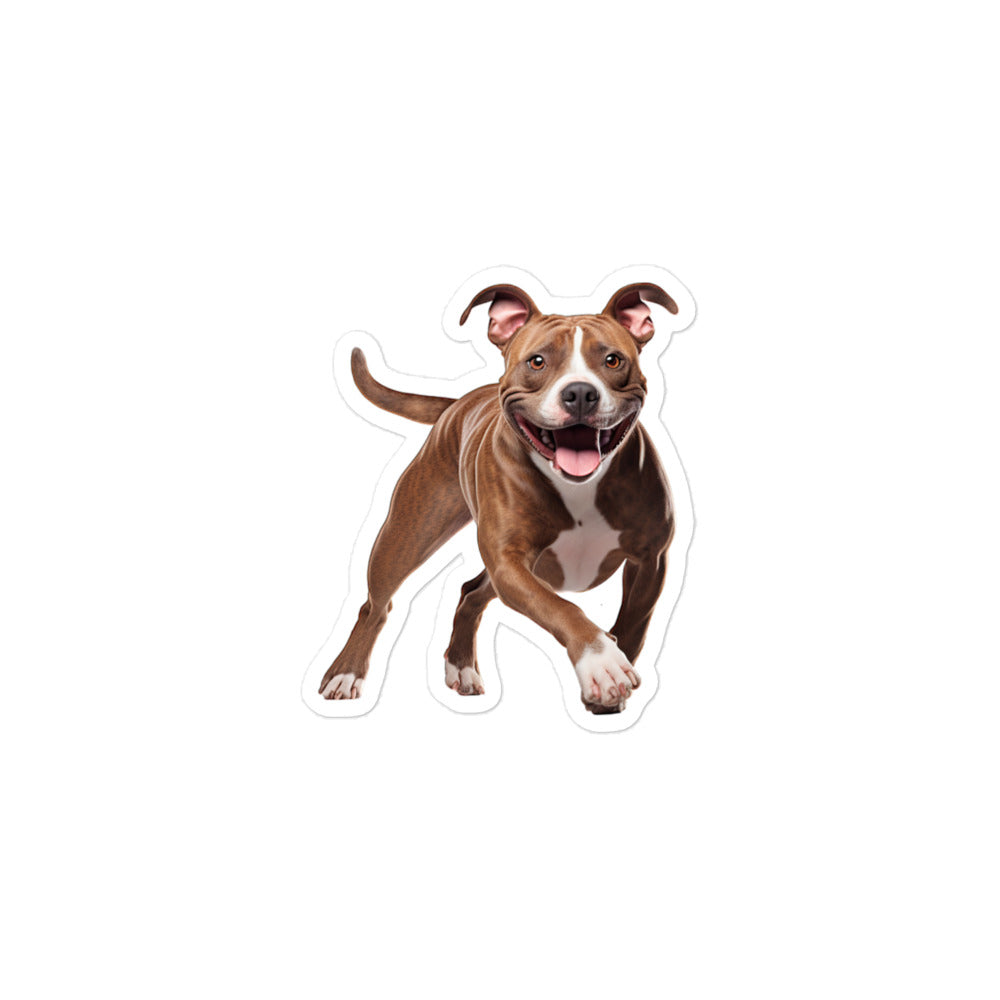 American Staffordshire Terrier Sticker - Stickerfy.ai