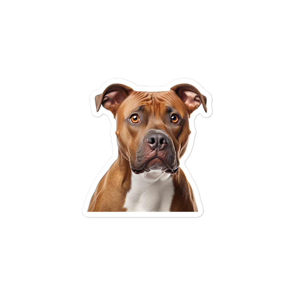 American Staffordshire Terrier Sticker - Stickerfy.ai