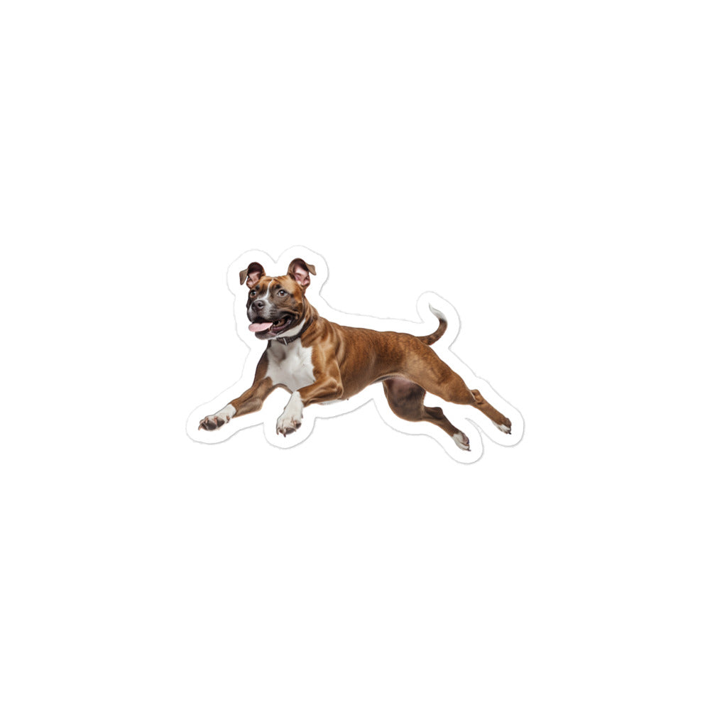American Staffordshire Terrier Sticker - Stickerfy.ai