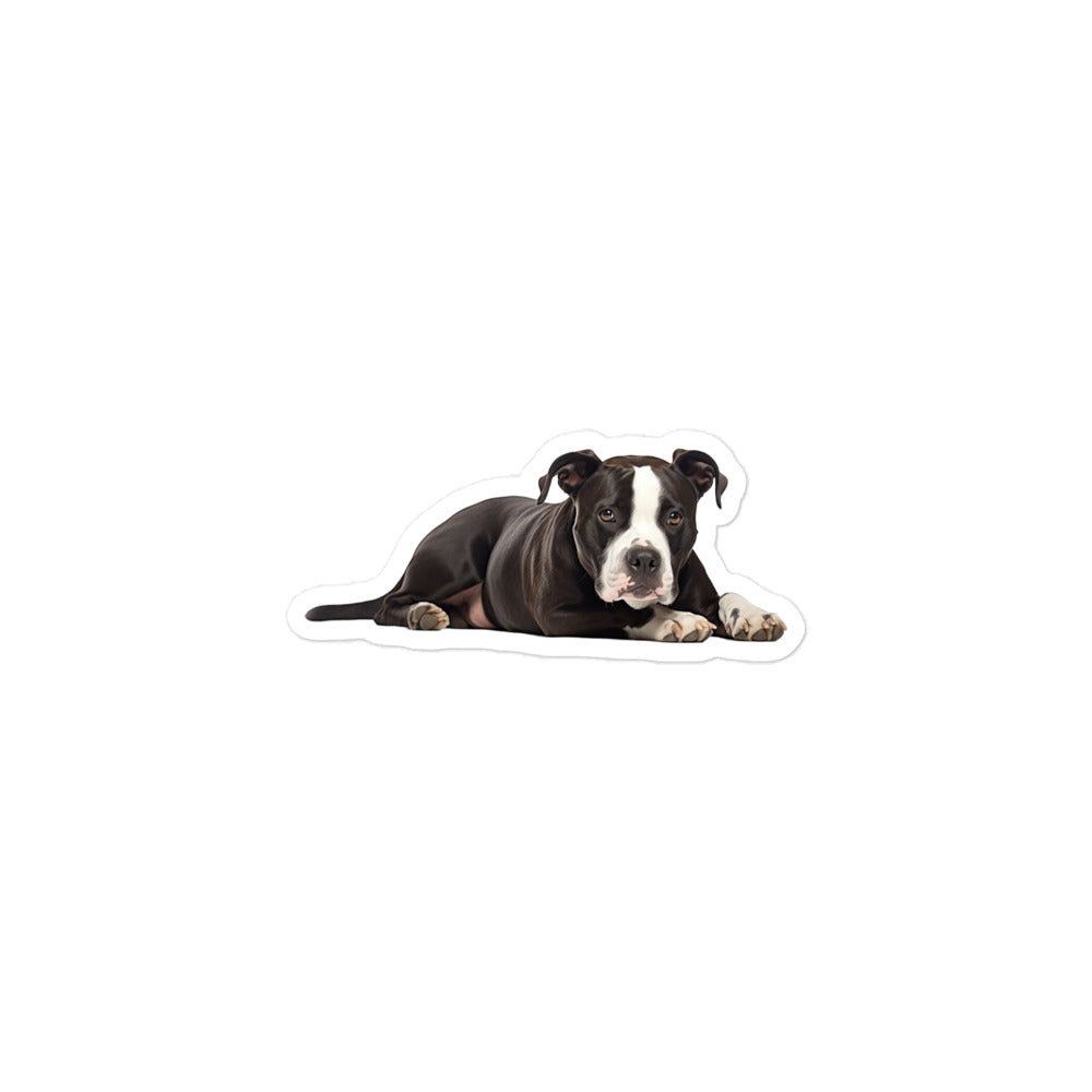 American Staffordshire Terrier Sticker - Stickerfy.ai
