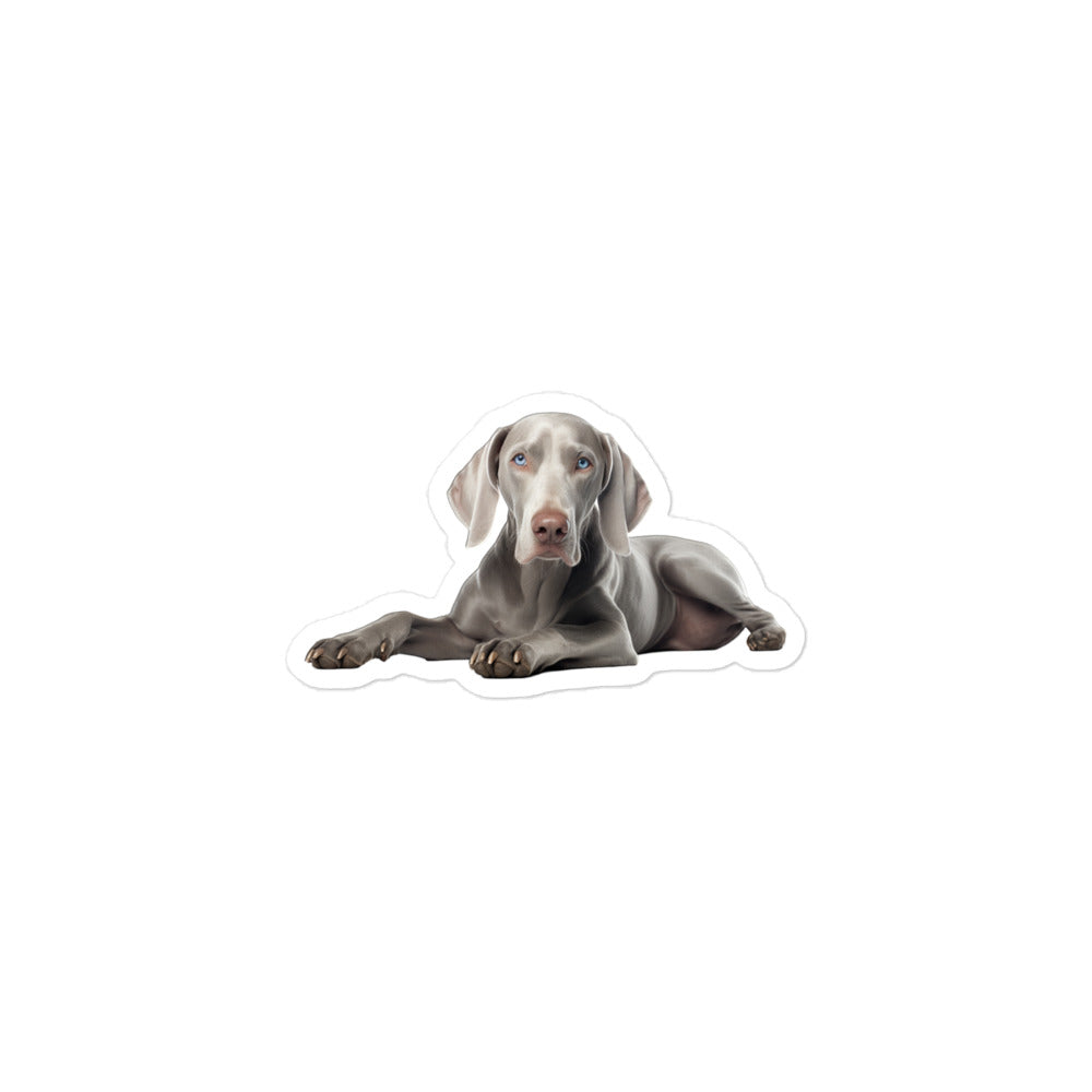 Weimaraner Sticker - Stickerfy.ai