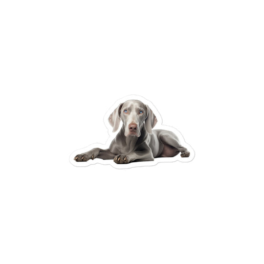 Weimaraner Sticker - Stickerfy.ai