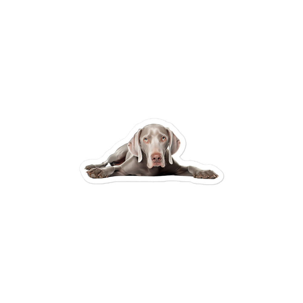 Weimaraner Sticker - Stickerfy.ai