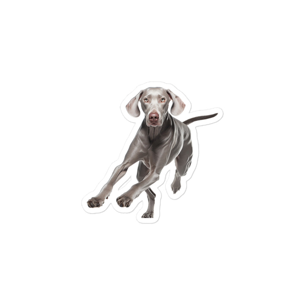 Weimaraner Sticker - Stickerfy.ai