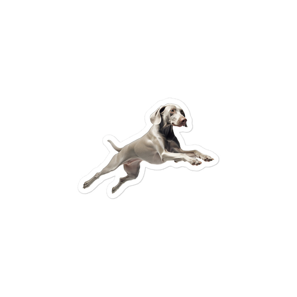 Weimaraner Sticker - Stickerfy.ai