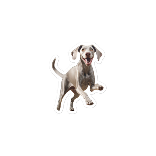 Weimaraner Sticker - Stickerfy.ai