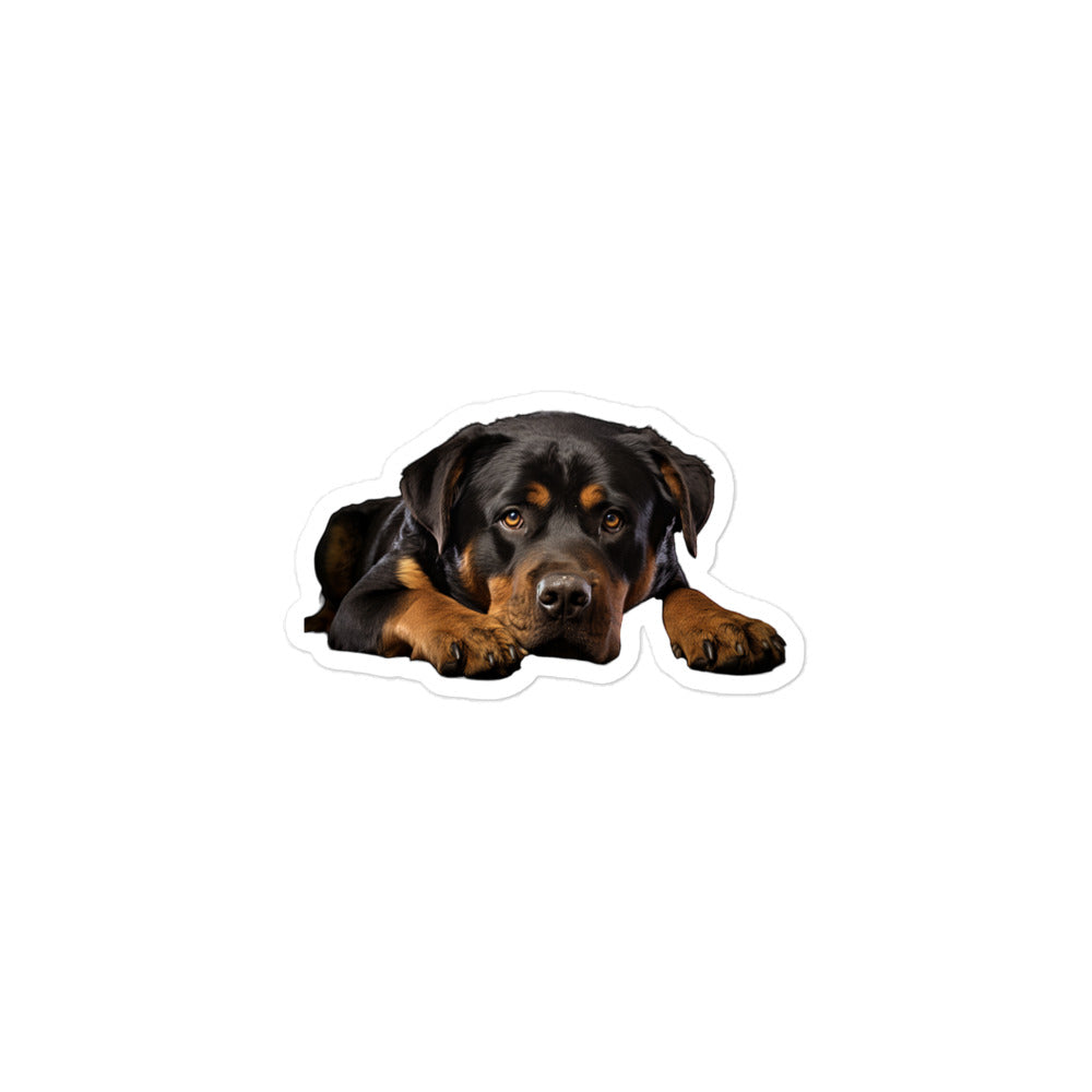 Rottweiler Sticker - Stickerfy.ai