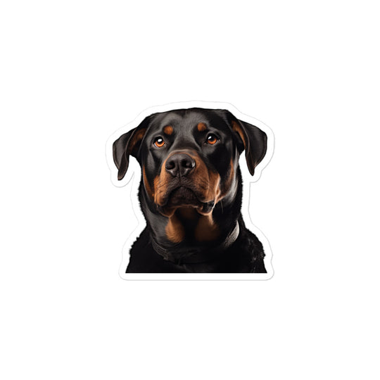 Rottweiler Sticker - Stickerfy.ai