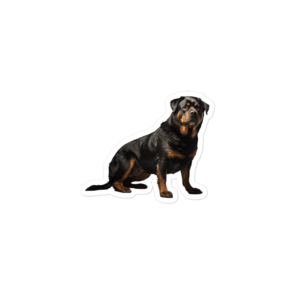 Rottweiler Sticker - Stickerfy.ai