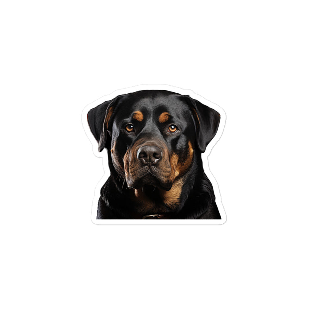 Rottweiler Sticker - Stickerfy.ai