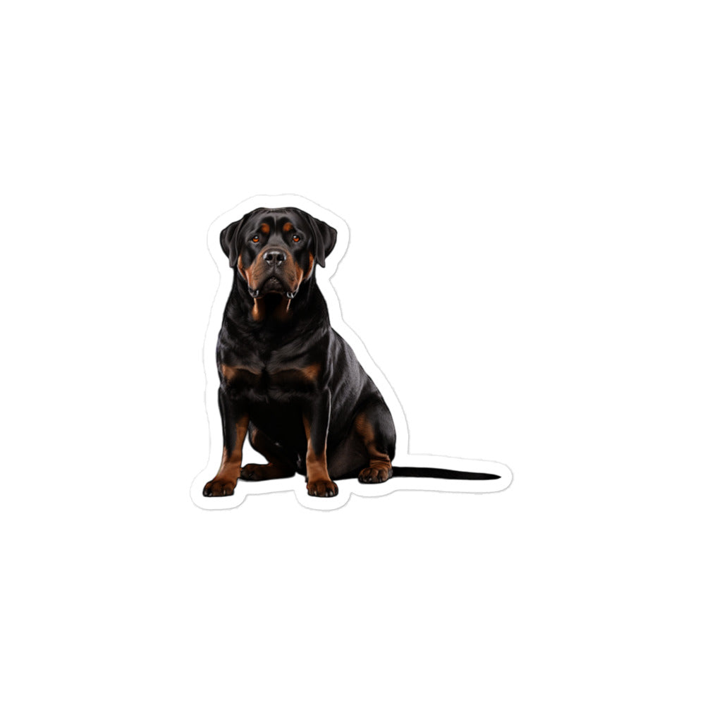 Rottweiler Sticker - Stickerfy.ai