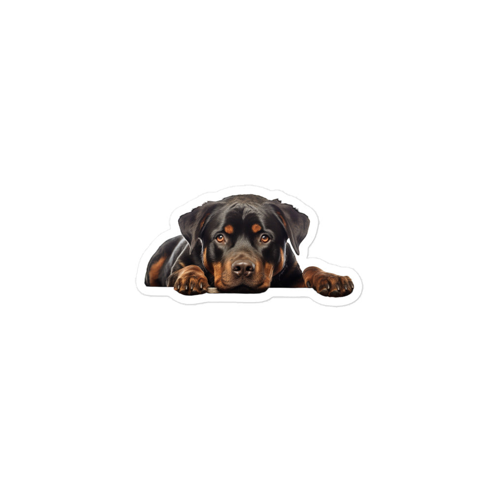 Rottweiler Sticker - Stickerfy.ai
