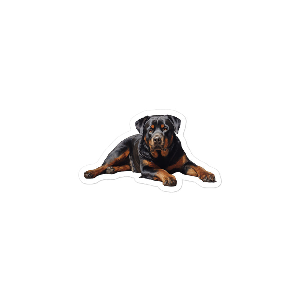 Rottweiler Sticker - Stickerfy.ai