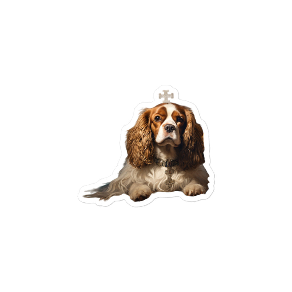Cavalier King Charles Spaniel Sticker - Stickerfy.ai