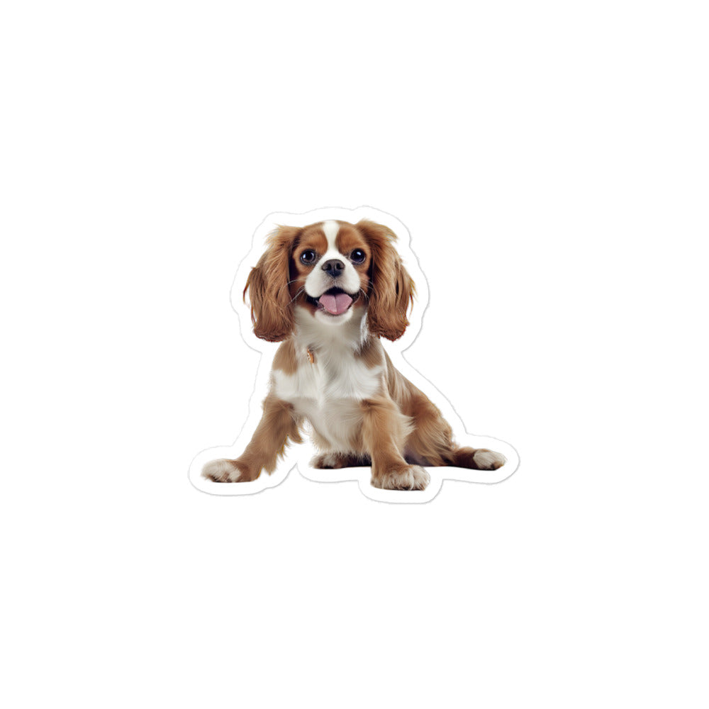 Cavalier King Charles Spaniel Sticker - Stickerfy.ai