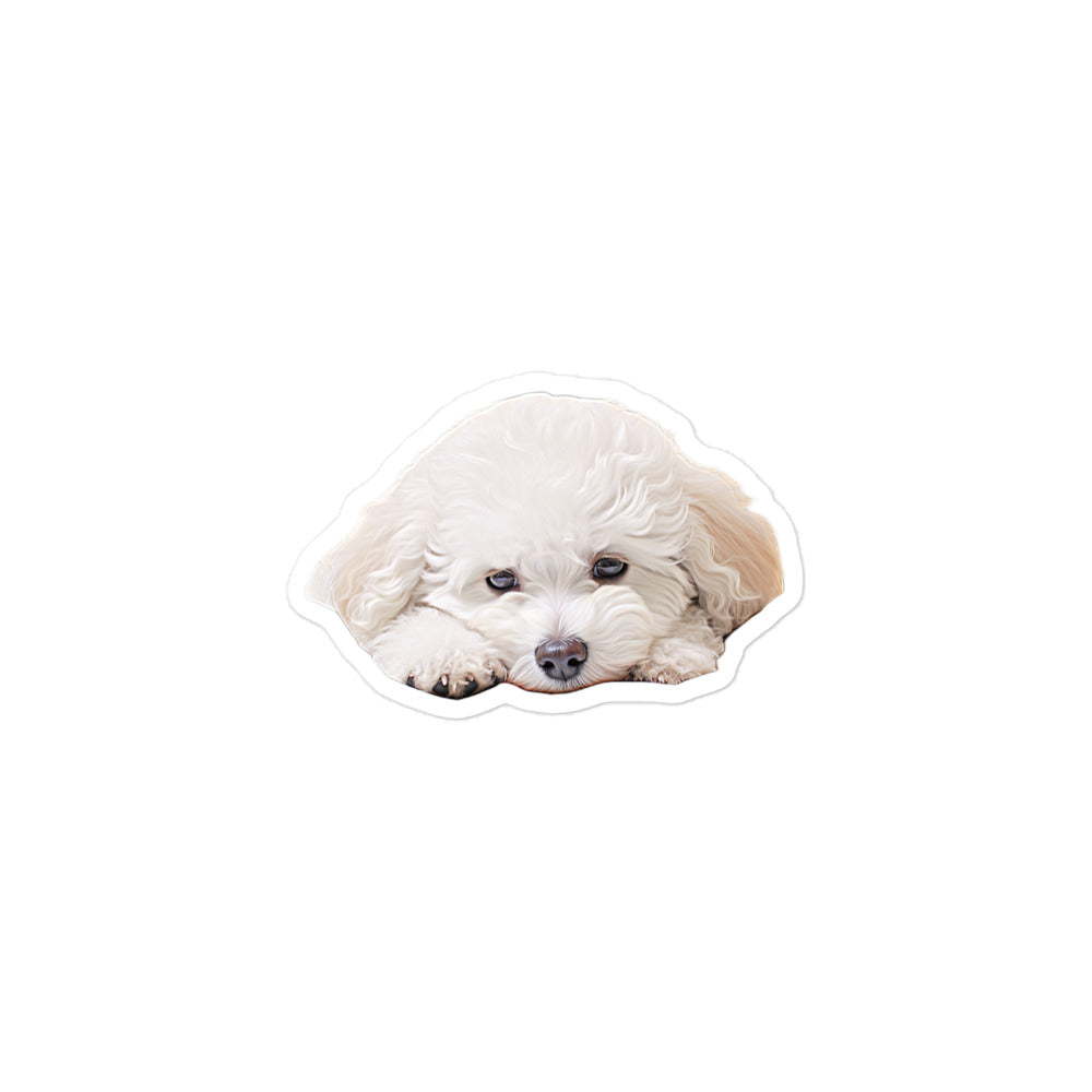 Bichon Frise Sticker - Stickerfy.ai