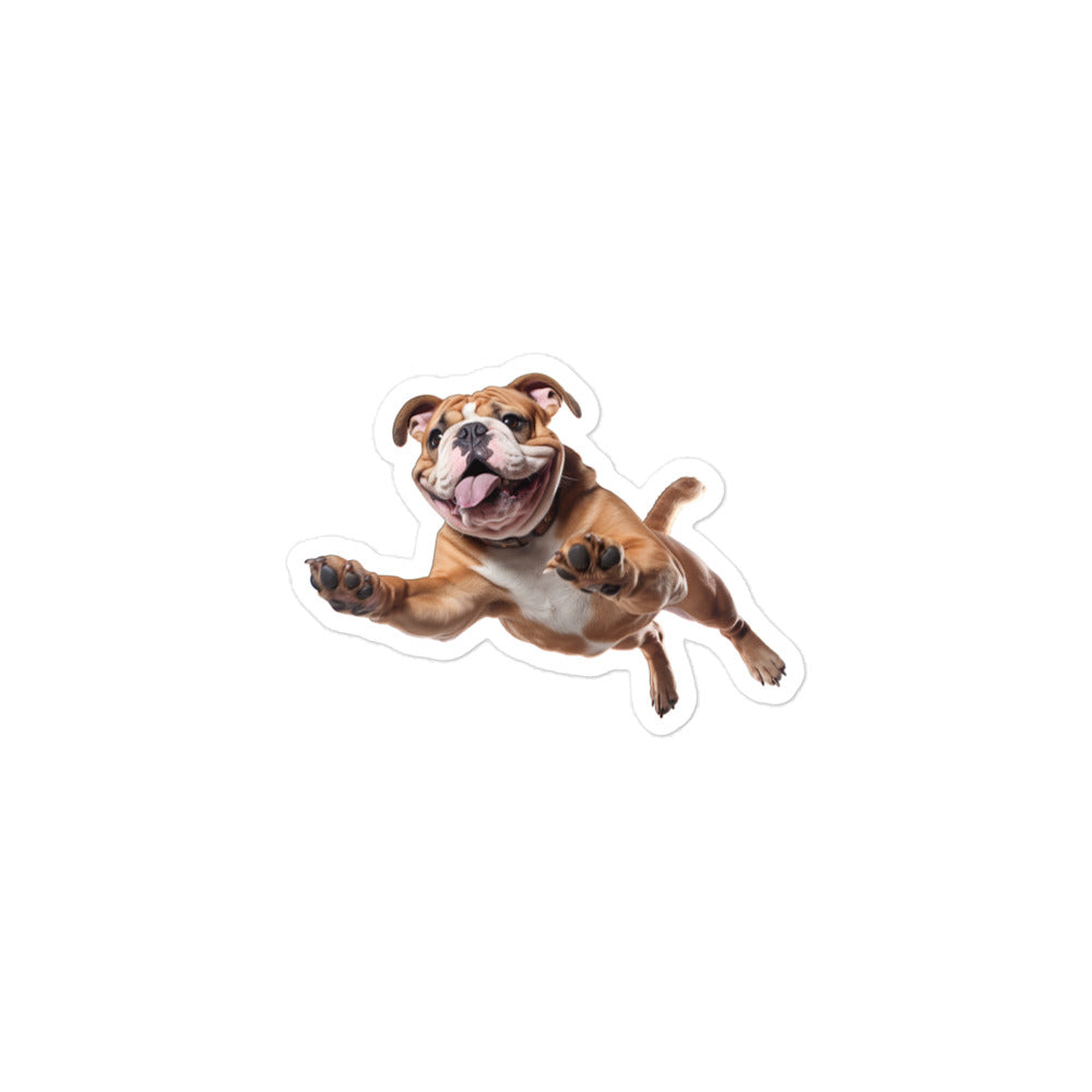 Bulldog Sticker - Stickerfy.ai