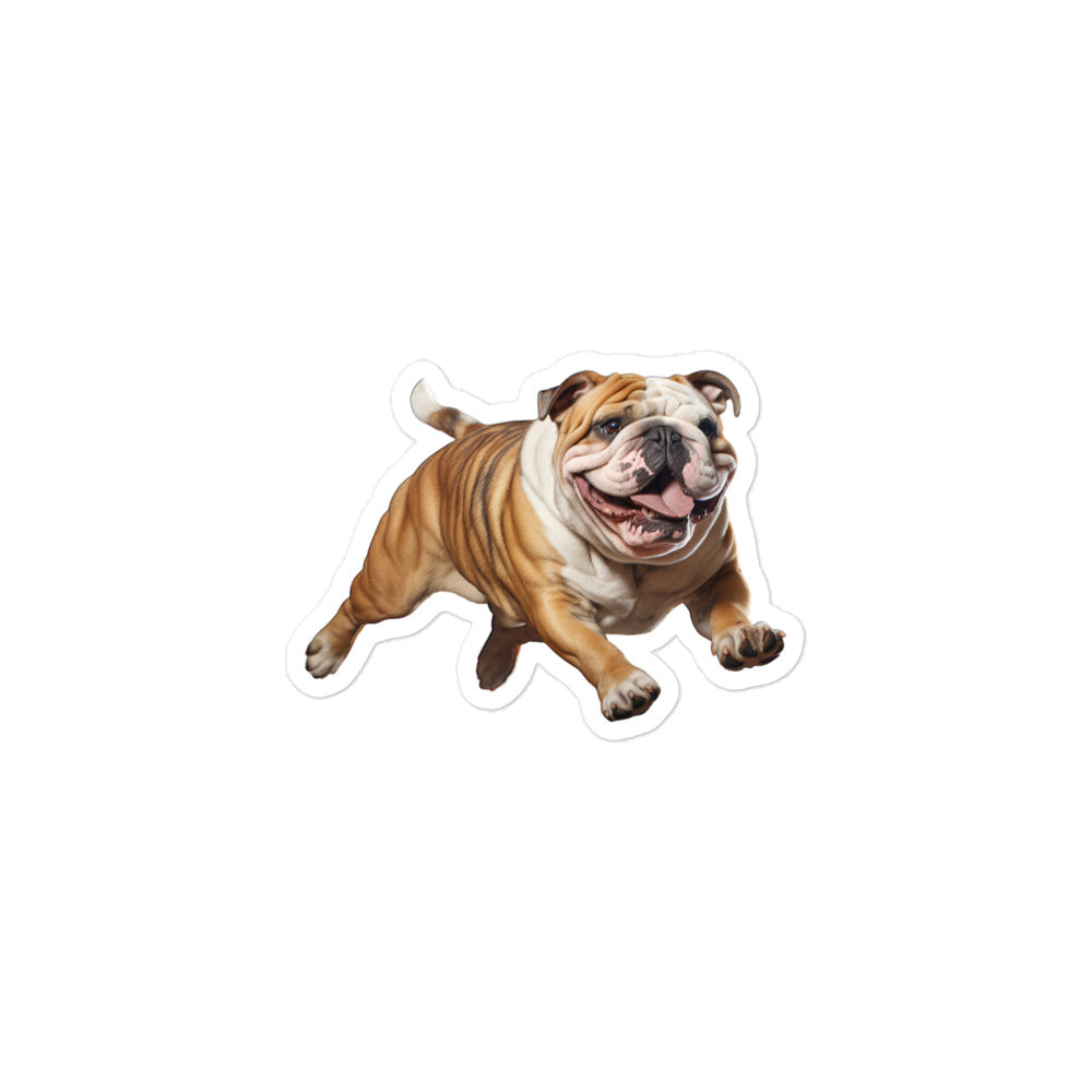 Bulldog Sticker - Stickerfy.ai