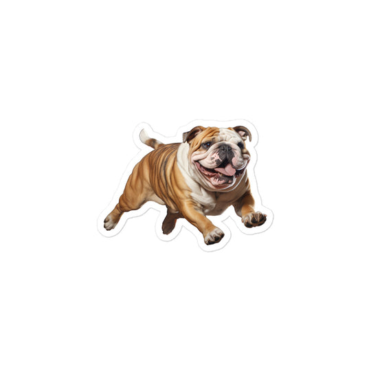 Bulldog Sticker - Stickerfy.ai