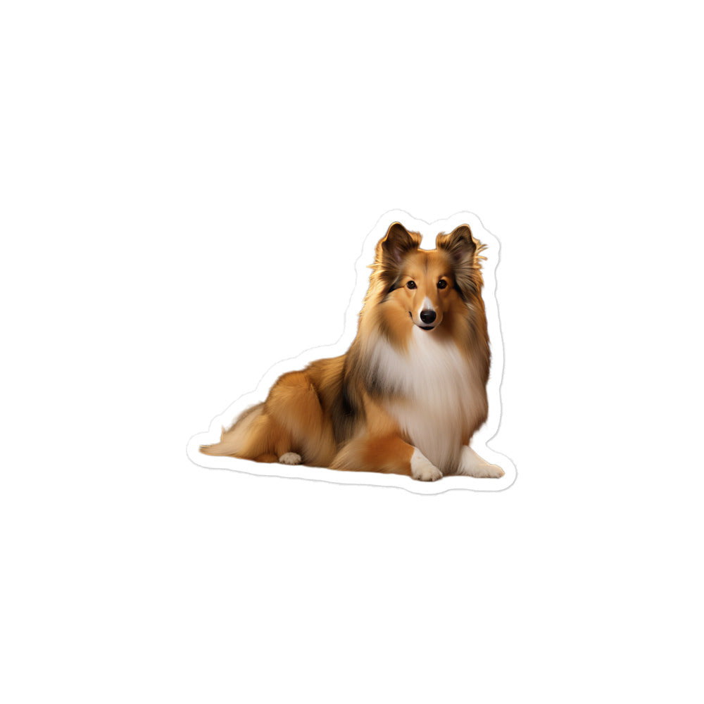 Shetland Sheepdog Sticker - Stickerfy.ai