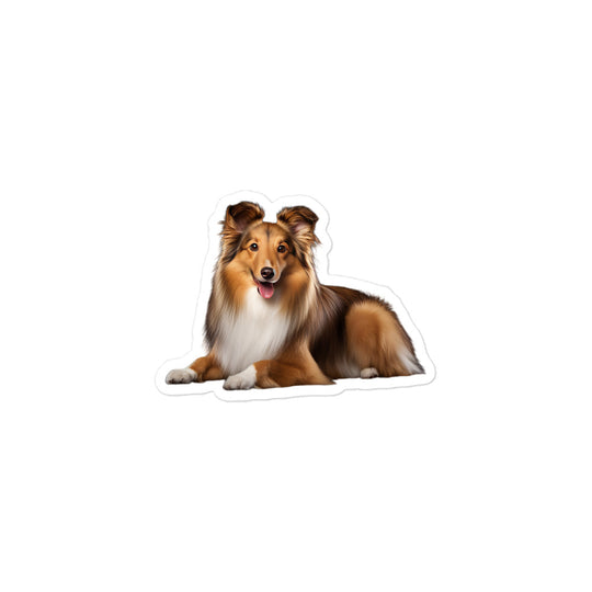 Shetland Sheepdog Sticker - Stickerfy.ai
