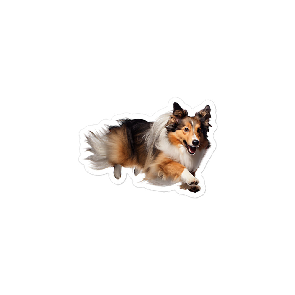 Shetland Sheepdog Sticker - Stickerfy.ai