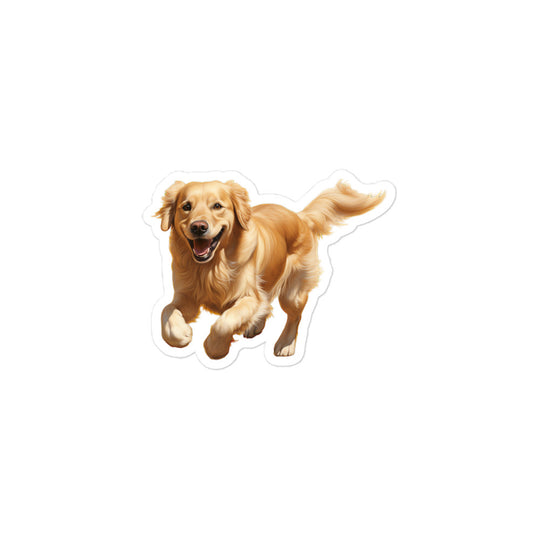 Golden Retriever Sticker - Stickerfy.ai