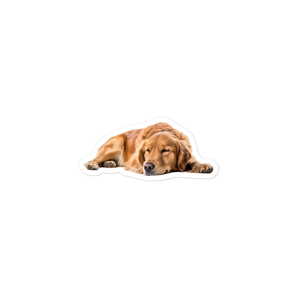 Golden Retriever Sticker - Stickerfy.ai