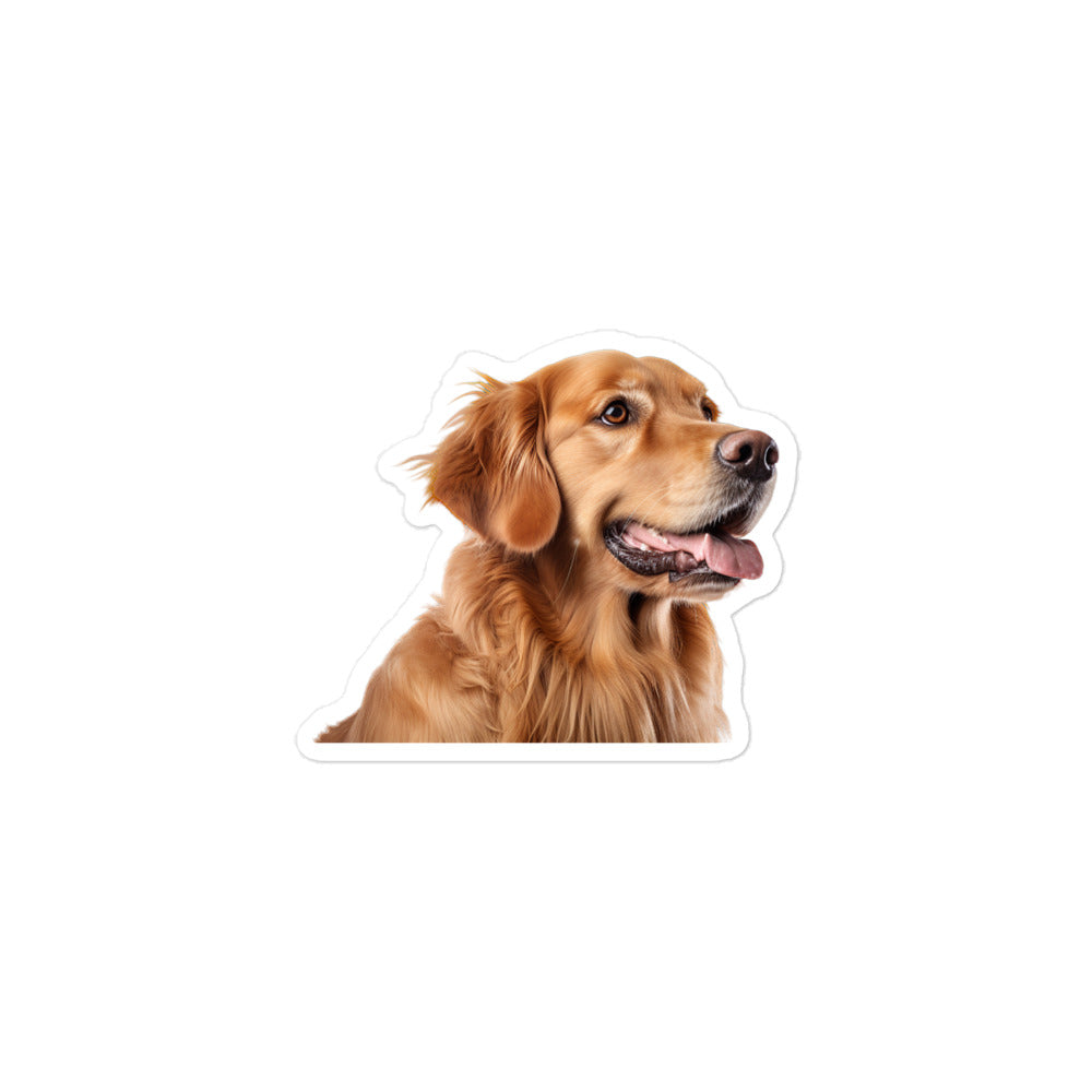 Golden Retriever Sticker - Stickerfy.ai