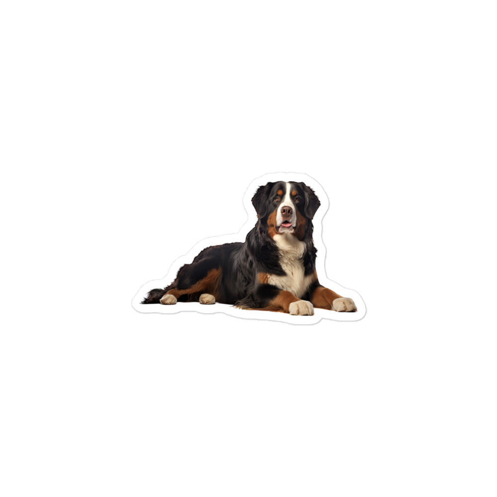 Bernese Mountain Dog Sticker - Stickerfy.ai