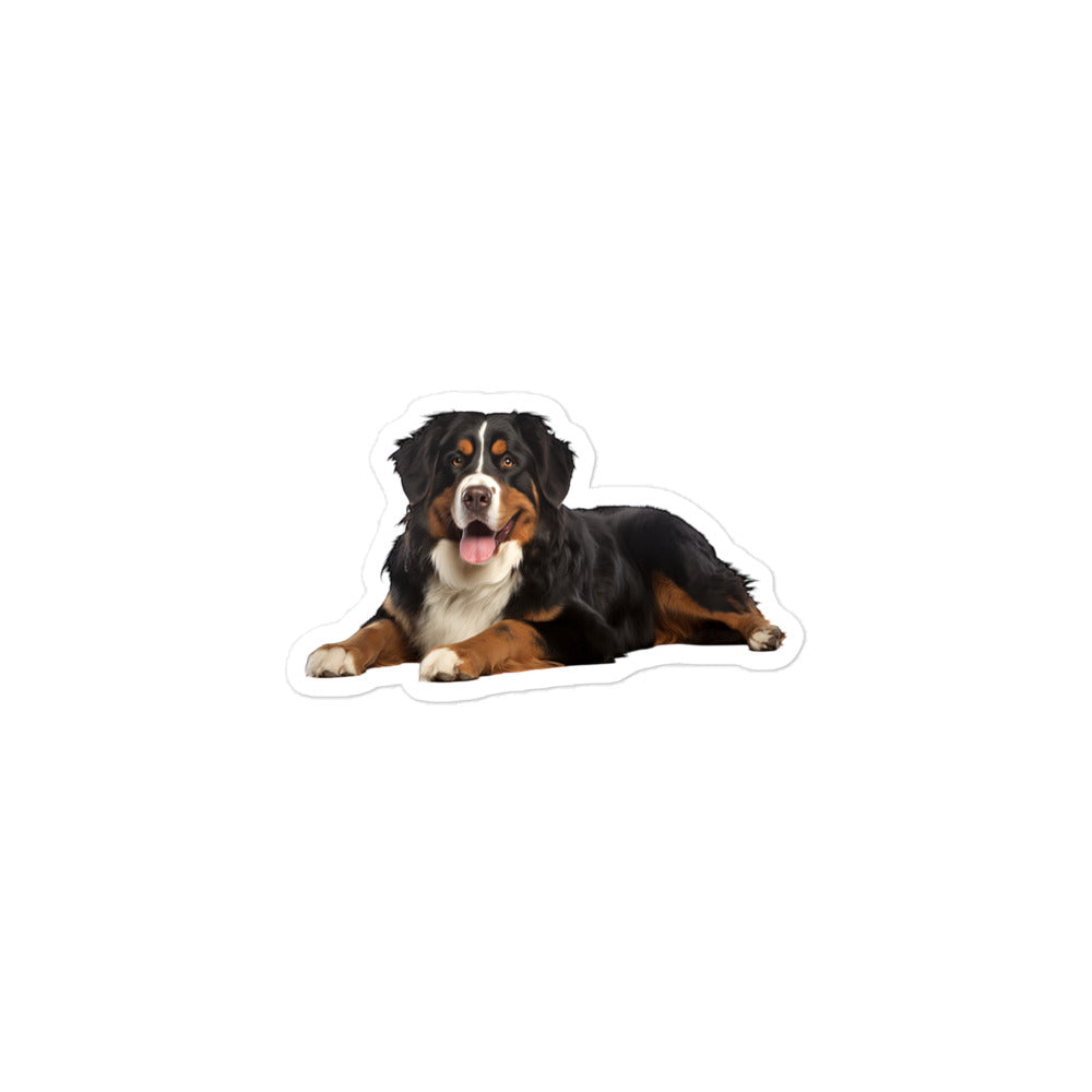 Bernese Mountain Dog Sticker - Stickerfy.ai