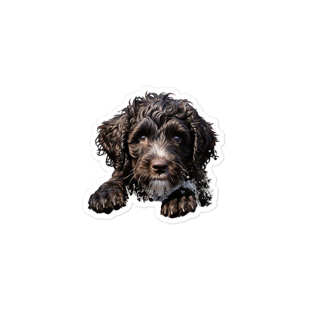 Portuguese Water Dog Sticker - Stickerfy.ai